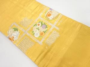 花丸紋様刺繍名古屋帯